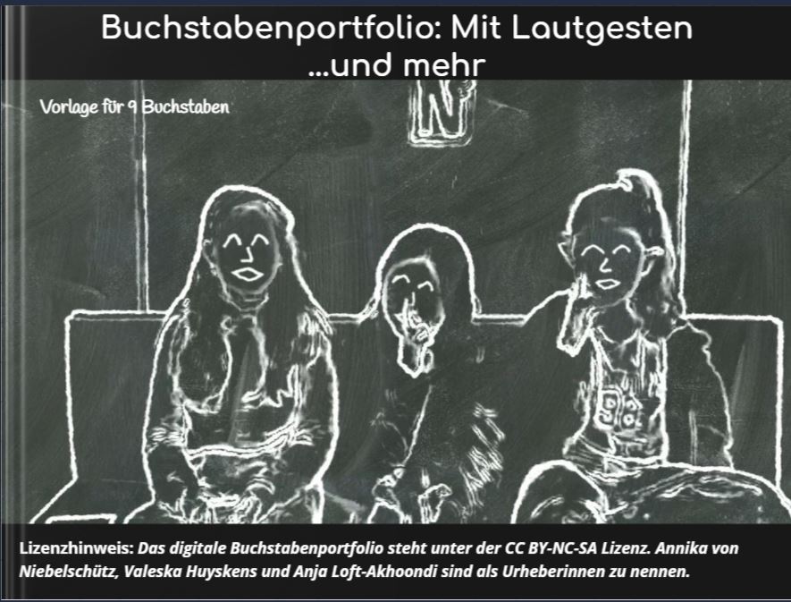 Buchstabenportfolio