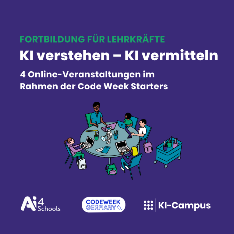 Mehr über den Artikel erfahren Jetzt noch für die Code Week Starters anmelden!